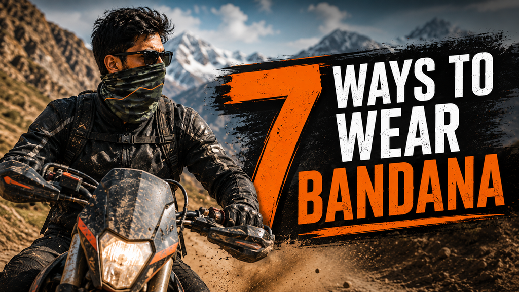 How to Wear a RAW Bandana - 7 Styles for Every Indian Riding Condition