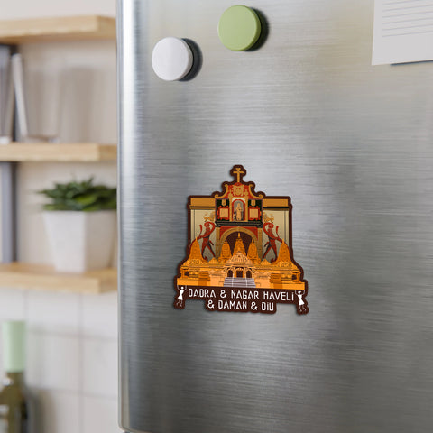 Dadra & Nagar Haveli & Daman & Diu Fridge Magnet | Exploring India