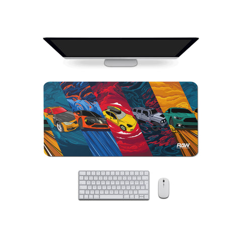 Head over Wheels | Desk Mat