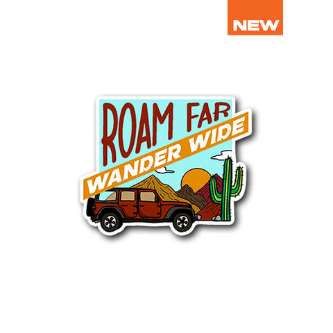 Roam Far | Sticker