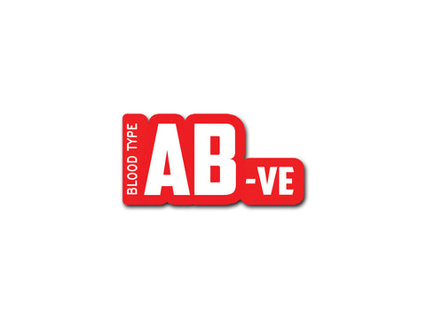AB Negative | Reflective Sticker