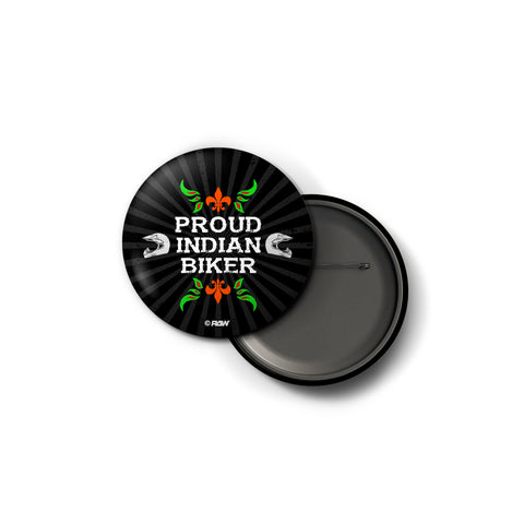 Proud Indian Biker | Pin Badge