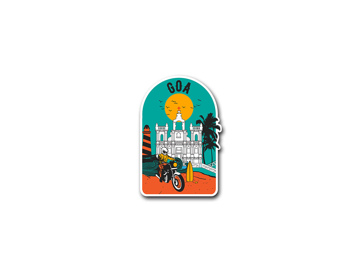 Goa Sticker Goa Sticker | Exploring India– RAW