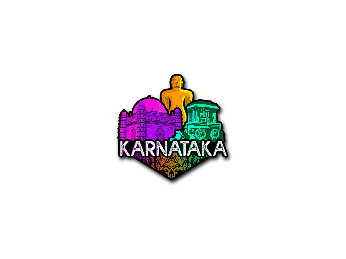 Karnataka Sticker | Exploring India– RAW