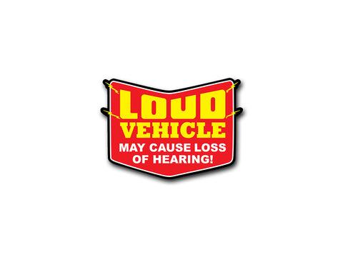 Loud Vehicle | Reflective Sticker