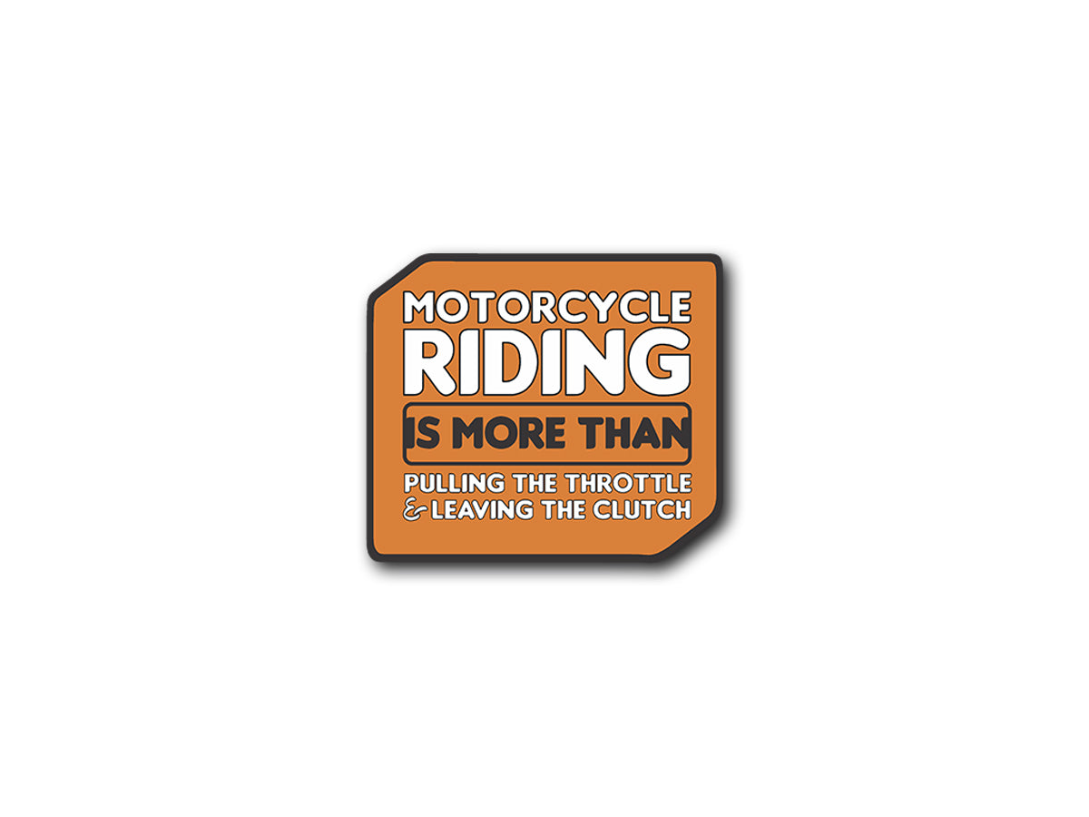 Motorcycle Riding | Sticker– RAW