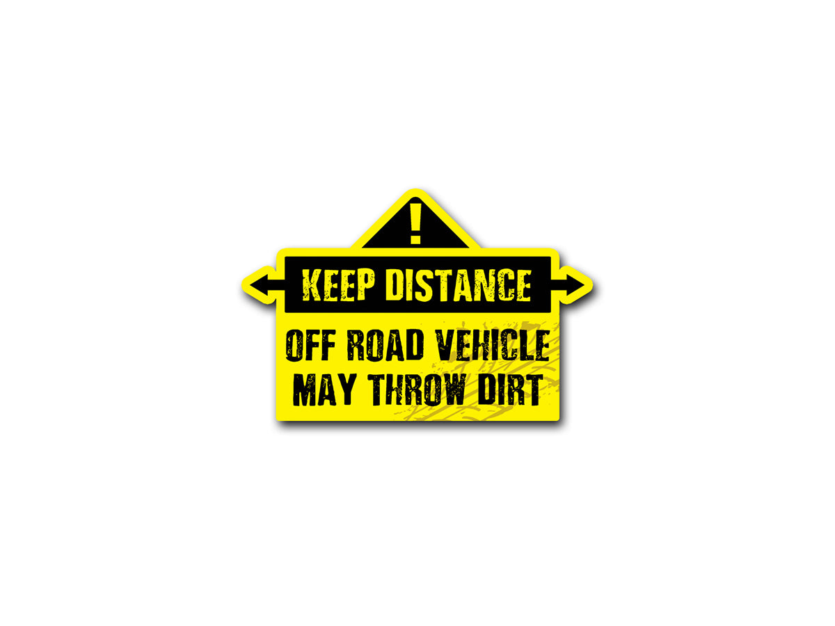 Off Road Vehicle | Warning Sticker– RAW