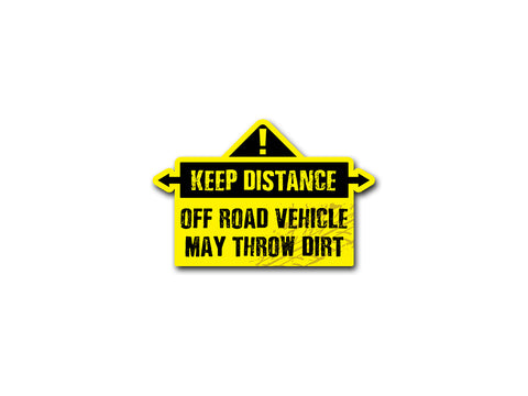 Off Road Vehicle | Warning Sticker