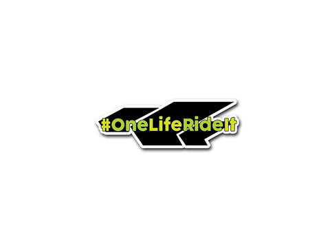 One Life Ride It Iconic | Sticker