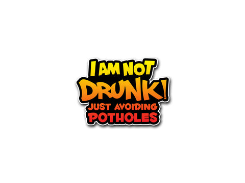 Potholes | Warning Sticker