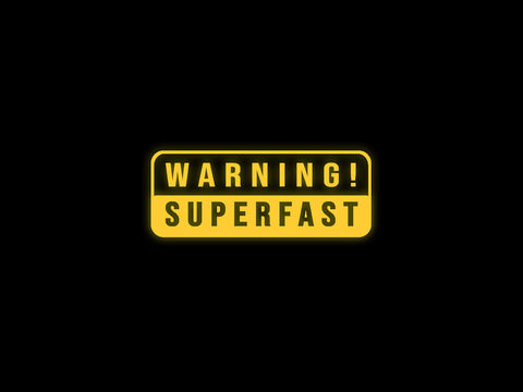 Superfast | Reflective Sticker
