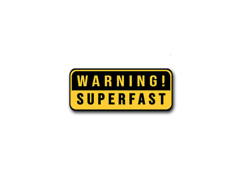 Superfast | Reflective Sticker